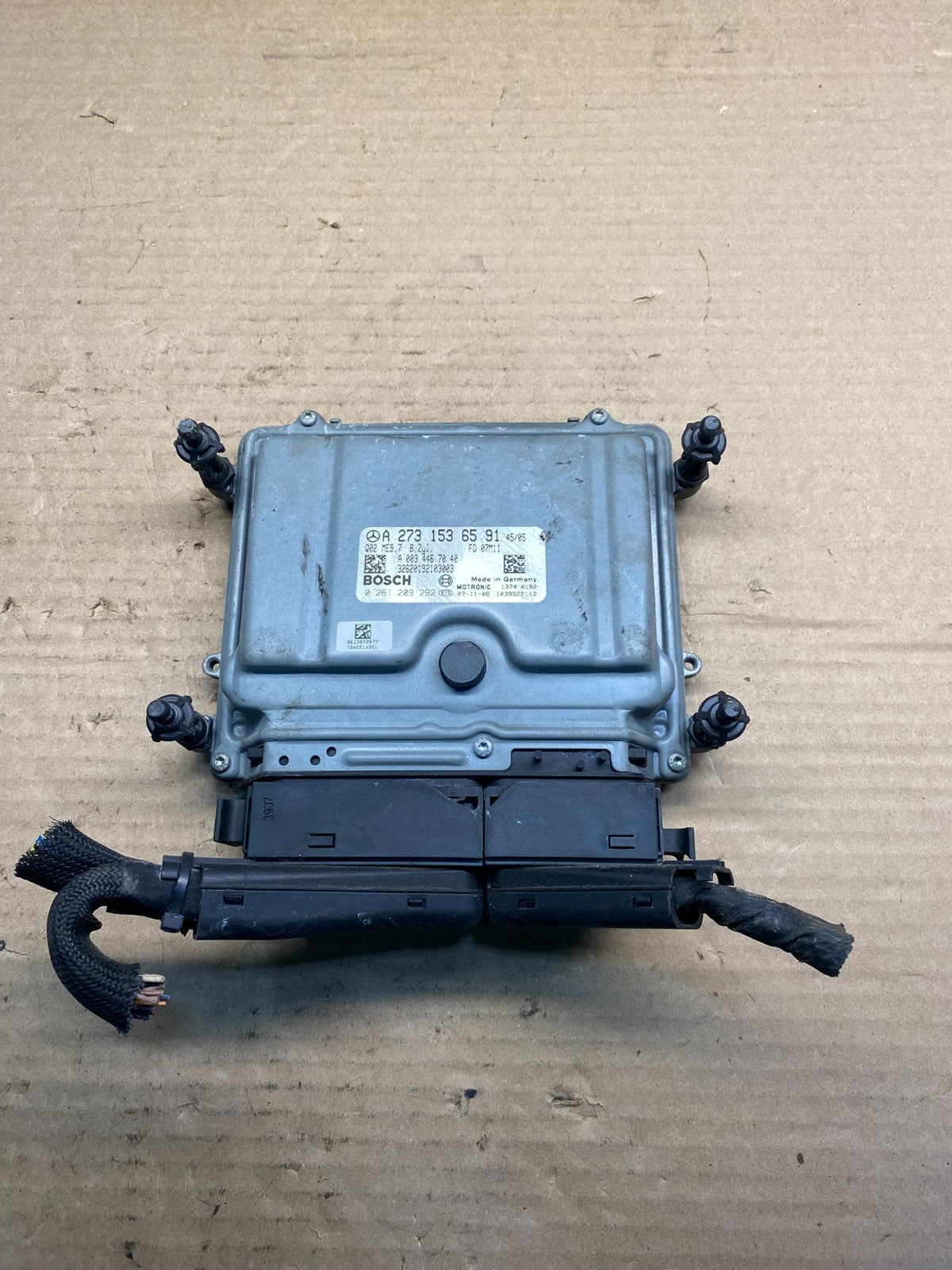 2007 - 2011 Mercedes CL550 S550 ECU ECM Engine Control Module Unit AE0103 DG0