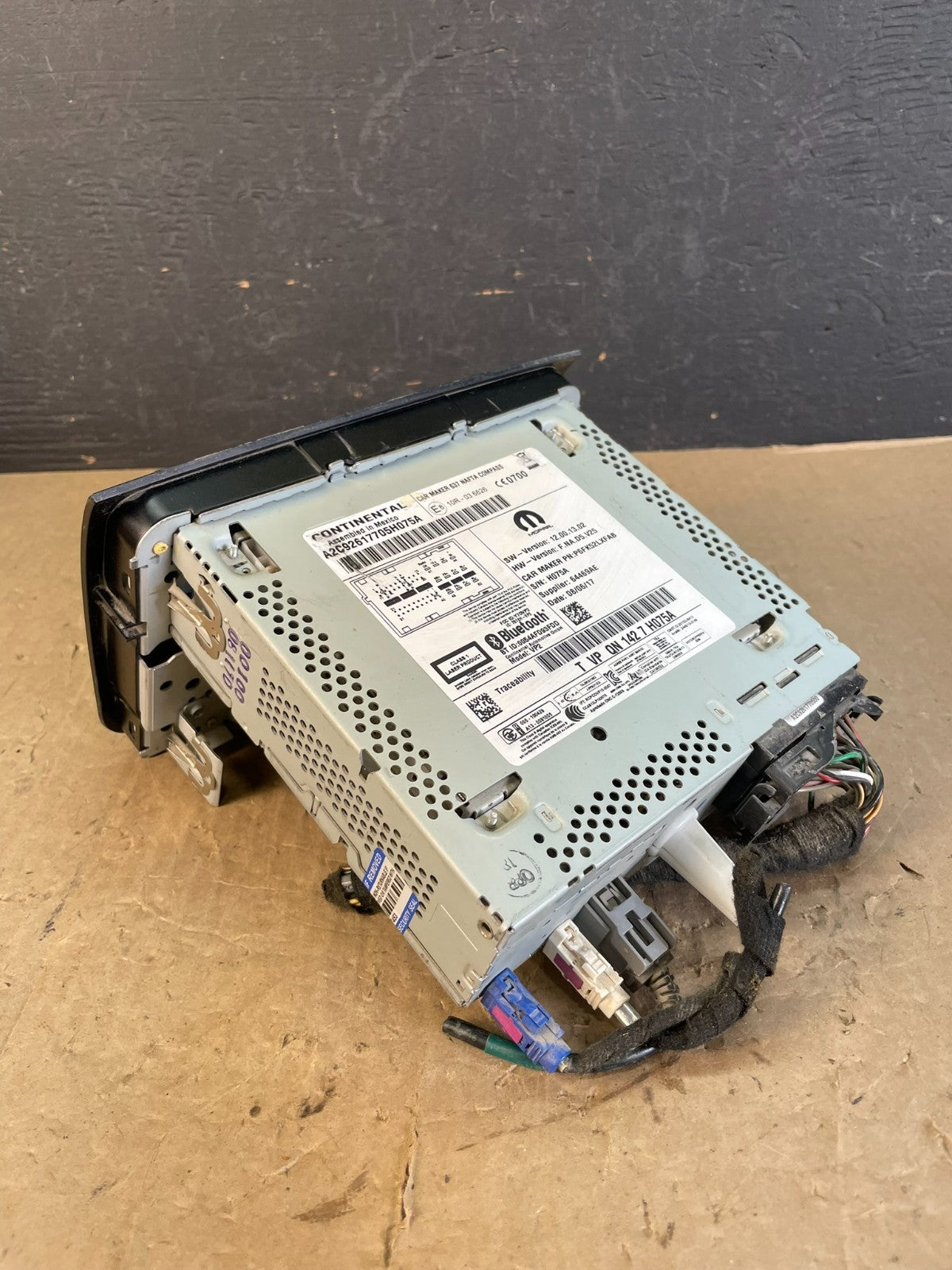 2015 2016 2017 Ram Promaster City Radio Screen AM/FM Player AD5931 DG4