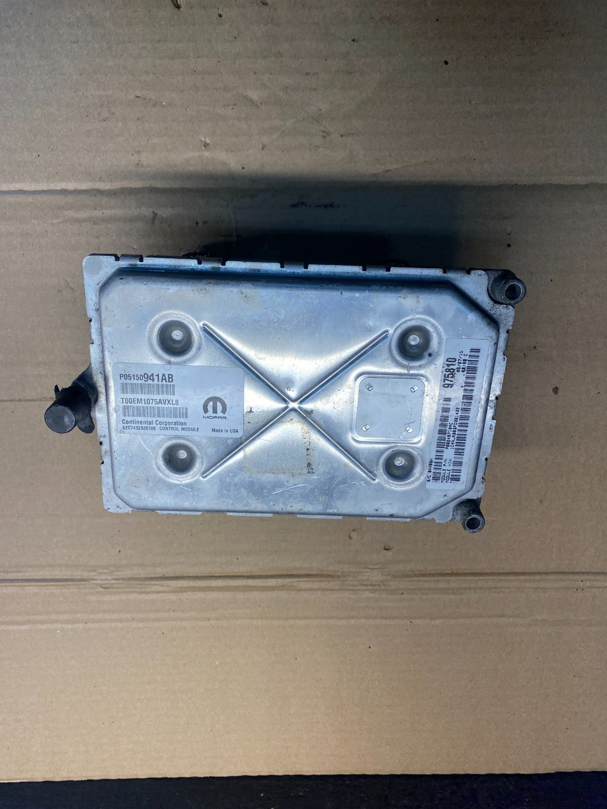 2015-2017 Jeep Compass Patriot Engine Control Module p05150941ab ECU ae8089 DG1