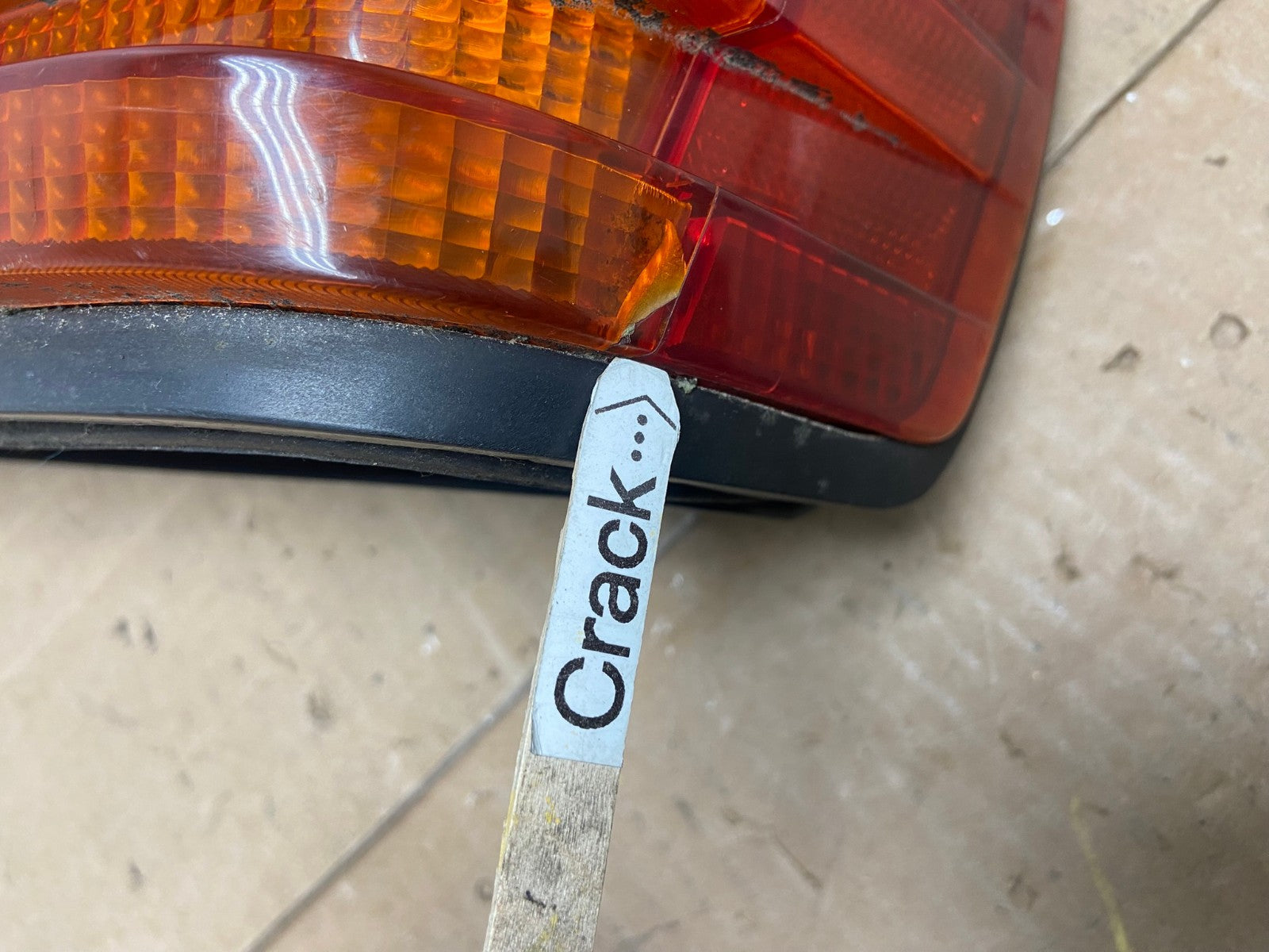 1986 to 1991 Mercedes-Benz W126 Left Driver Side Tail Light AE6043 LK4