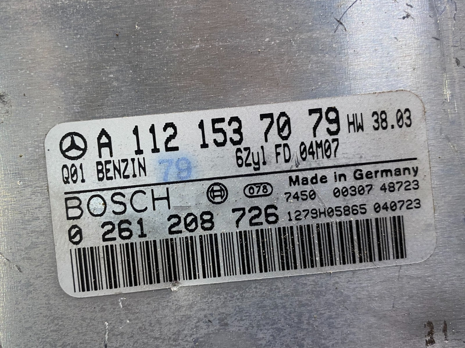 1999 to 2005 Mercedes E320 CLK320 Engine Control Unit ECU Module AF4110 DG2