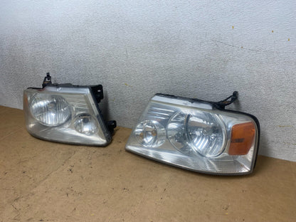 2004 to 2008 Ford F-150 F150 Left+Right Halogen Headlights X5608 DW1