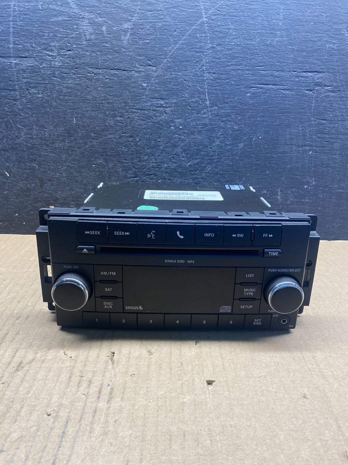2007-2012 Chrysler Dodge Jeep Ram Radio CD MP3 AUX Receiver ag3836 DG0