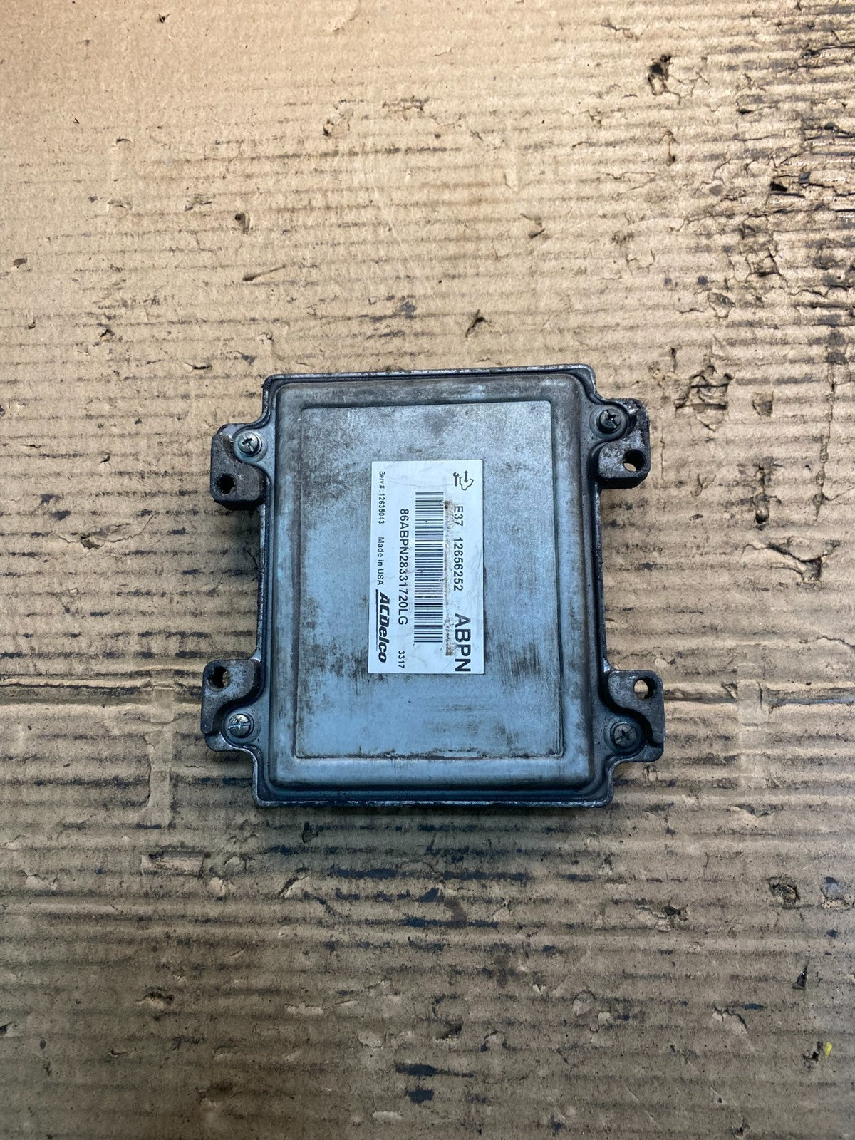 2010 to 2013 Chevrolet Silverado Engine Control Module 12656252 AA5460 DG1