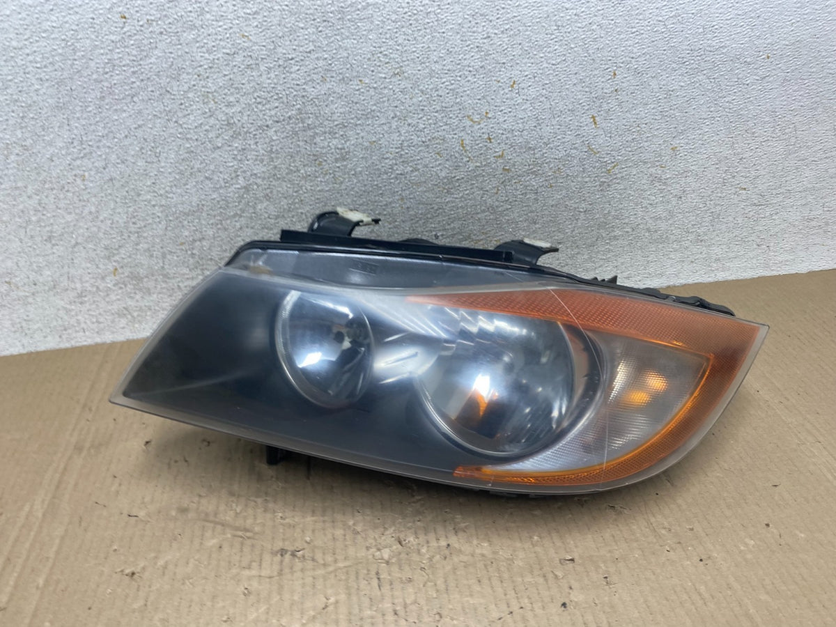 Halogen 2006 to 2008 BMW 3 Series Headlight Left Driver LH AI9629 LK0