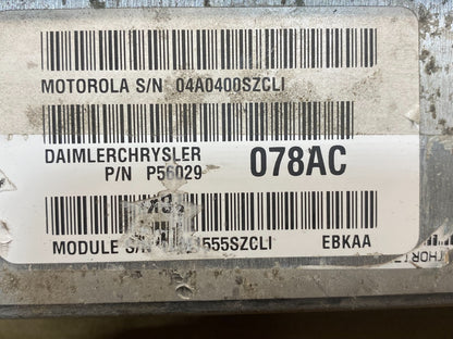 2005 Dodge Dakota 3.7L Engine Computer Module ECM ECU Unit AF4124 DW2
