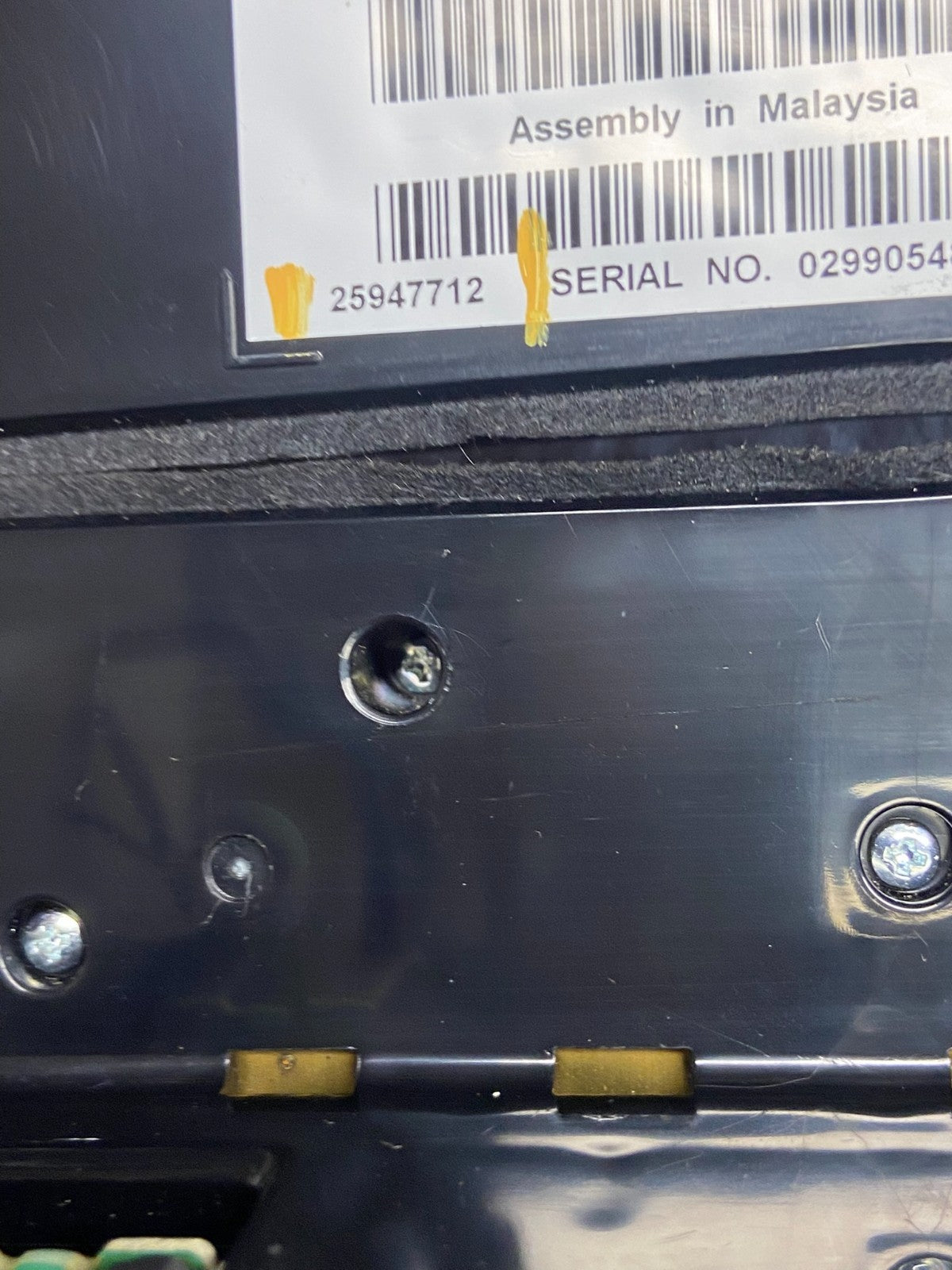 2008-2012 Cadillac CTS A/C Heater Radio Climate Control Panel Bezel OE AF2580 DG7