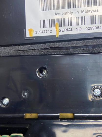 2008-2012 Cadillac CTS A/C Heater Radio Climate Control Panel Bezel OE AF2580 DG7