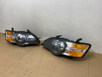 2006 to 2007 Subaru Legacy Left+Right Side Headlights DEPO AG4561 DW1