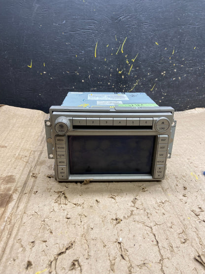 2007 Lincoln Mkx Am Fm Cd Player Radio Navigation Screen Display X6257 DG0
