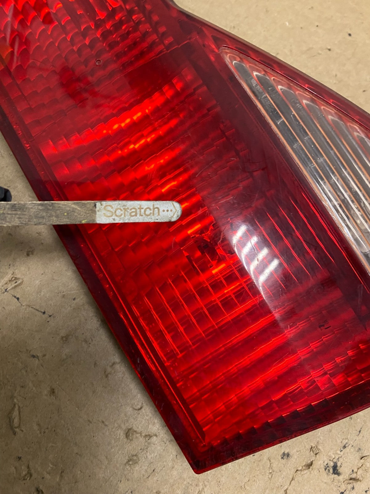 1998 to 2000 Honda Accord Right Passenger Side Inner Tail Light OEM W9206 DW3