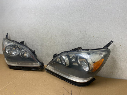2005 2006 2007 Honda Odyssey Left+Right Set Halogen Headlights U9768 DW1