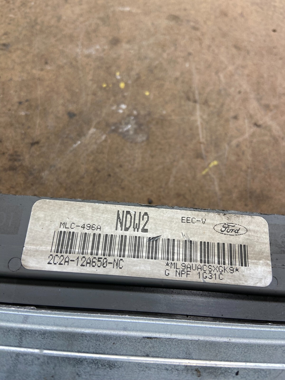 2002 Ford Van 5.4L Engine Control Module 2c2a-12a650-nc M9749 PS3