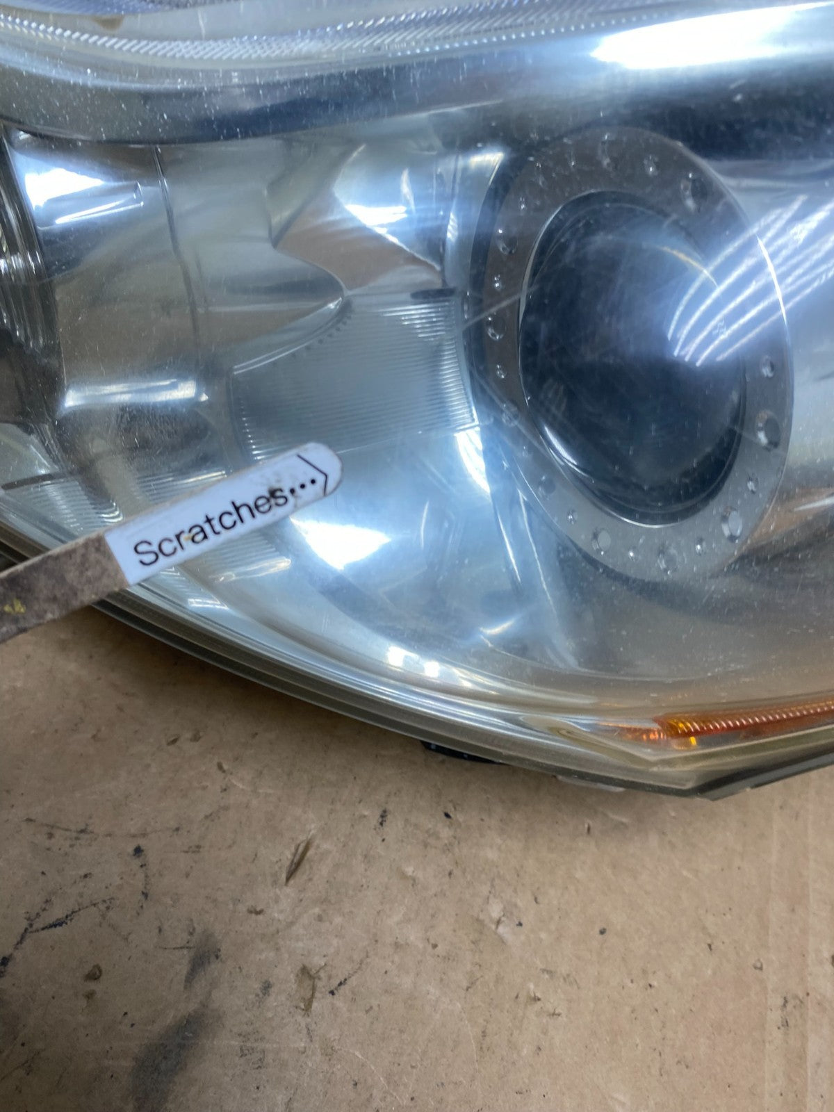 Sedan 4Door 2010 to 2013 Infiniti G37 Left Driver Headlight Xenon AD2760 DW3