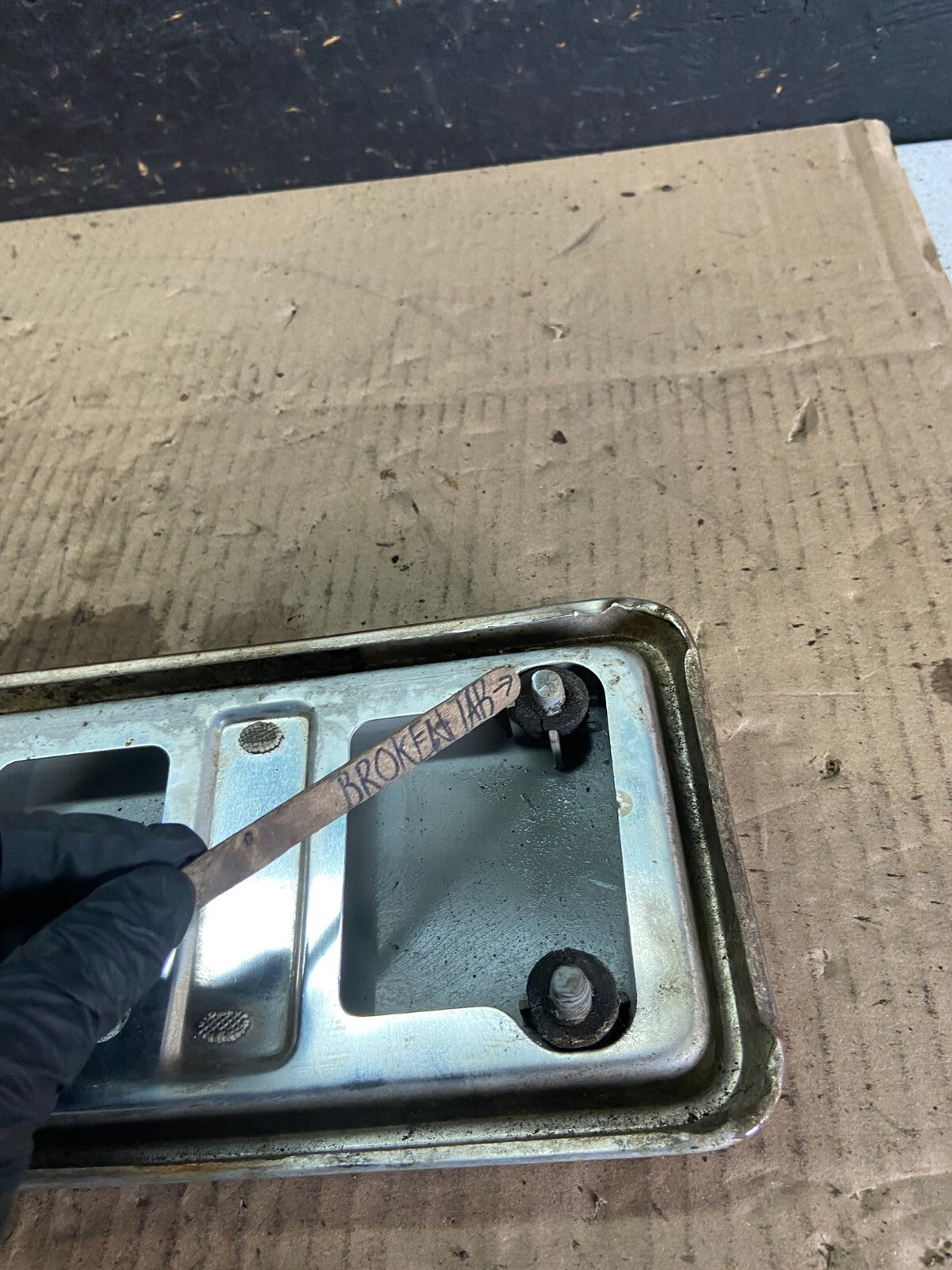 1977 Mercury Monarch Rear Finish Trim Panel D74Y-66423A42-AT O08438