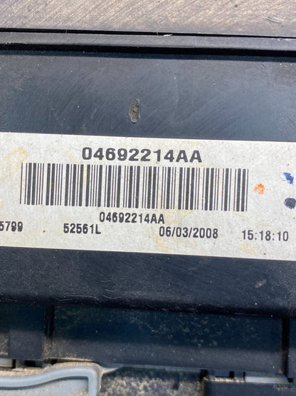 2009 2010 Jeep Commander Grand Cherokee Tipm Fuse Box Relay Panel AE7984 DG6