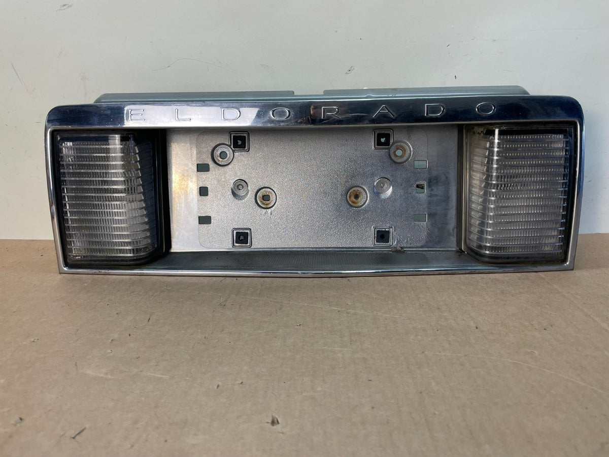 1992 to 2002 Cadillac Eldorado Rear License Plate Trim Panel AJ1281 OE AJ1281 DG0