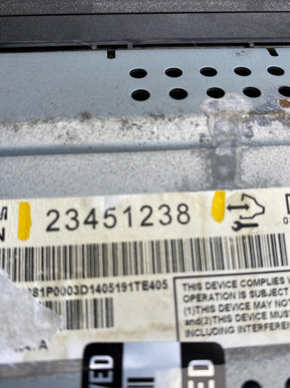 2013 2014 2015 Chevrolet Malibu Display Dash Screen Radio Information AC9613 DG5