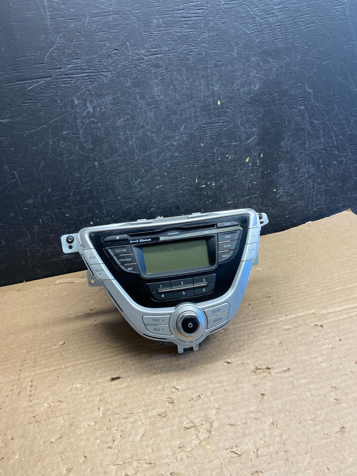 2011-2013 Hyundai Elantra Center Radio Climate Control Air Vent Bezel AF2684 DG0