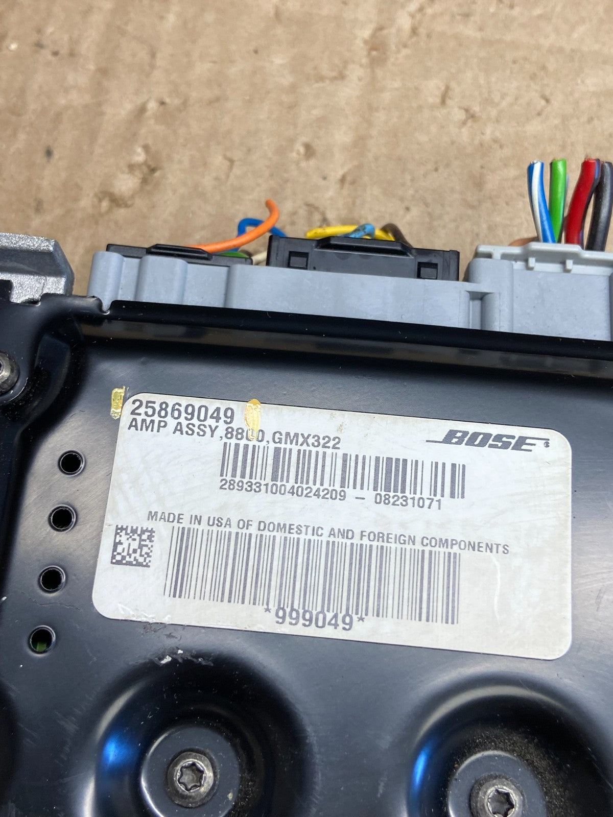 2009 to 2015 Cadillac CTS Bose Radio Stereo Audio Amplifier Amp AE1991 DG2