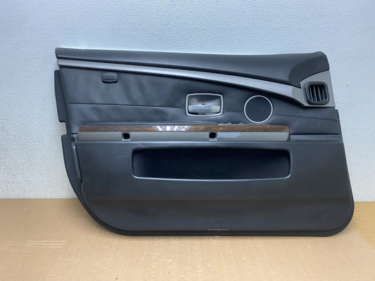 2006 to 2008 BMW 750i Front Left Driver Side Door Trim Panel n7626 DG0