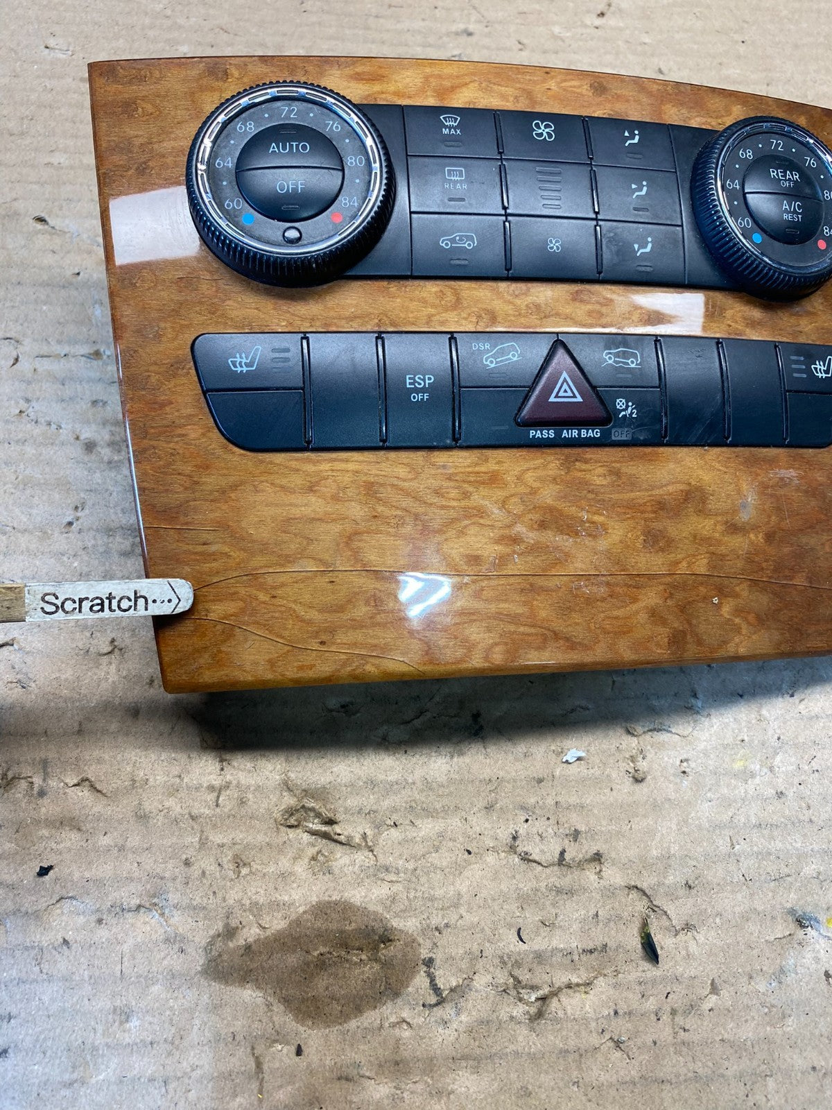 2006 to 2008 Mercedes W251 R350 AC Temp Heater Climate Control OEM q2641 DG1