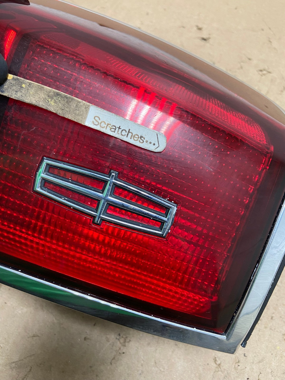 1990 to 1994 Lincoln Town Car Left Driver Side Tail Light AG4467 LK3