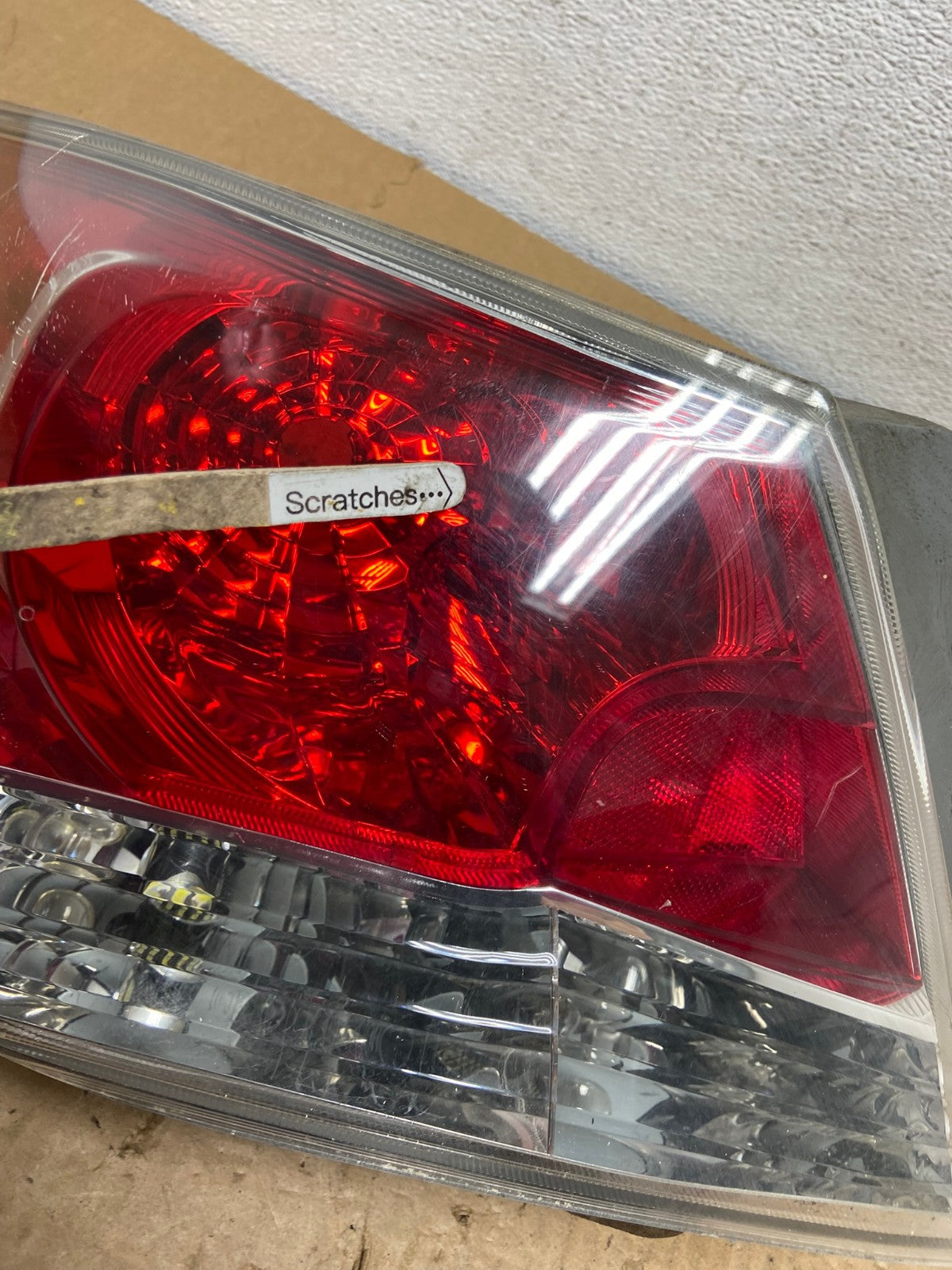 2008 to 2012 Honda Accord Sedan Tail light Left Driver LH Side AC8199 LK3