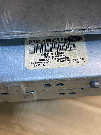 2012 to 2016 Ford Explorer Radio Information Display Screen AF4220 DW5