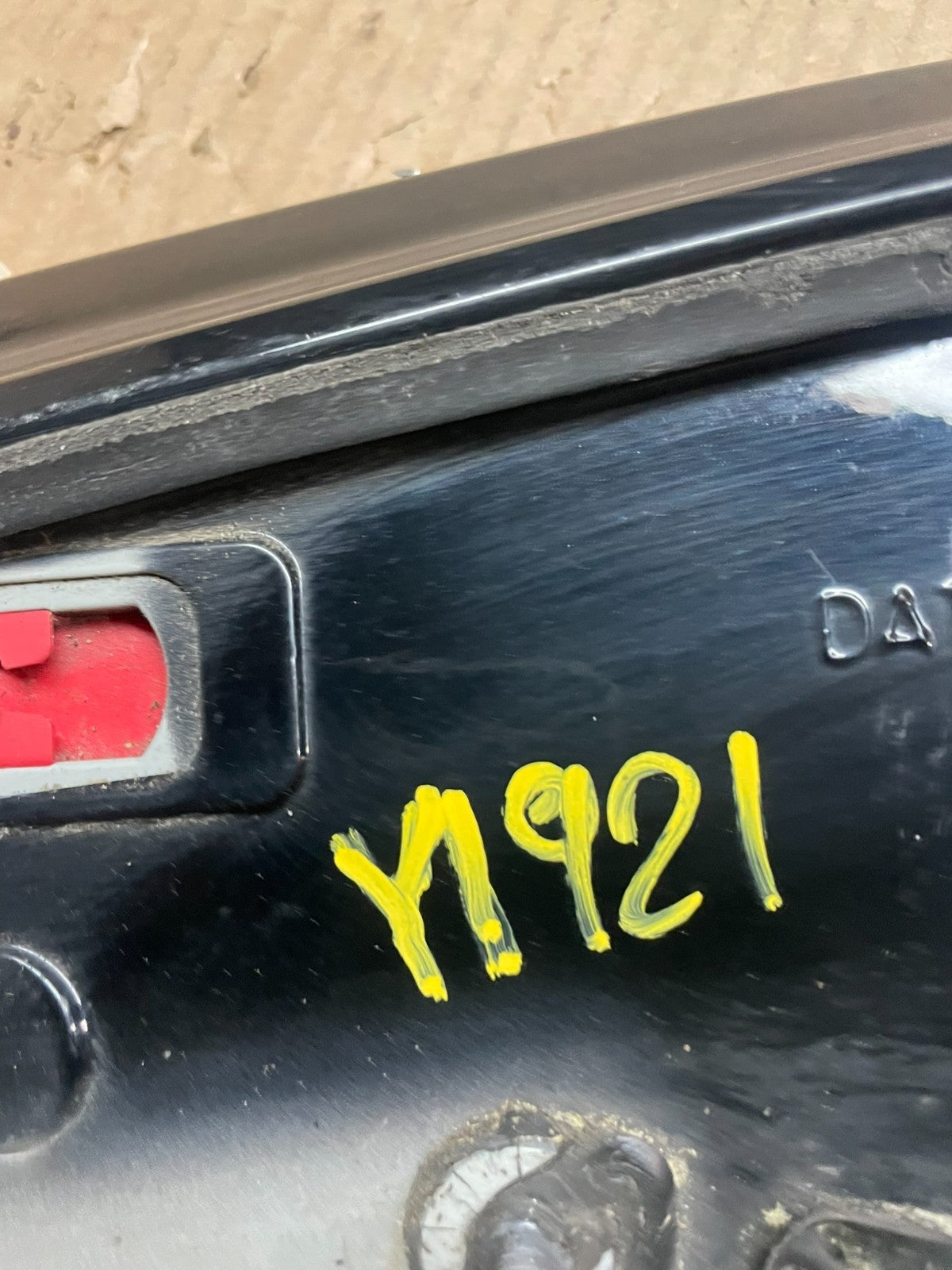 2008-2011 Subaru Impreza Hatchback Rear Upper Tailgate Roof Spoiler OEM Y1921 DG9