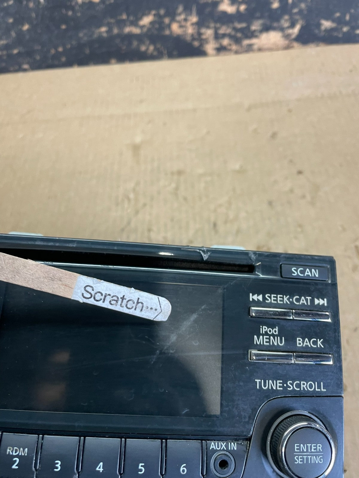 2012 to 2015 Nissan Rogue AM FM XM Radio CD Player Screen Receiver AB3114 DG1