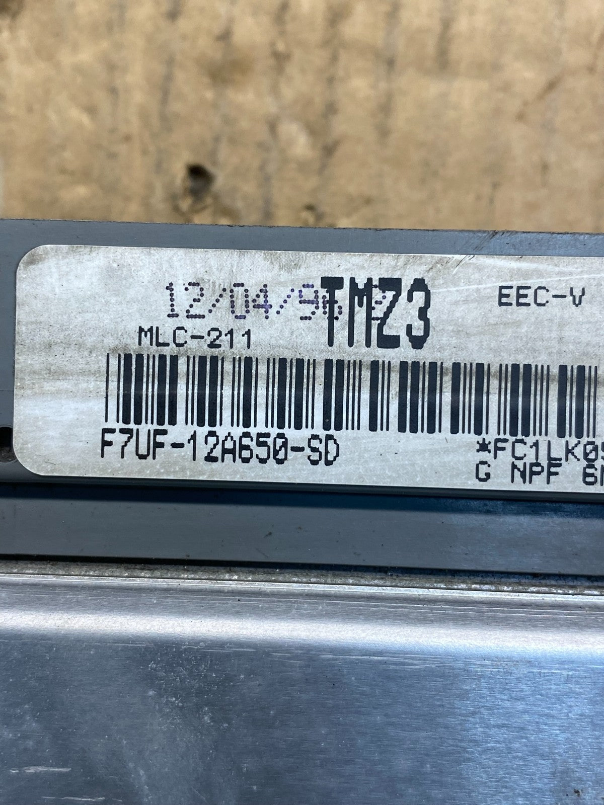 1997 Ford E350 ECM ECU Engine Computer Module f7uf-12a650-sd AD5134 DG2