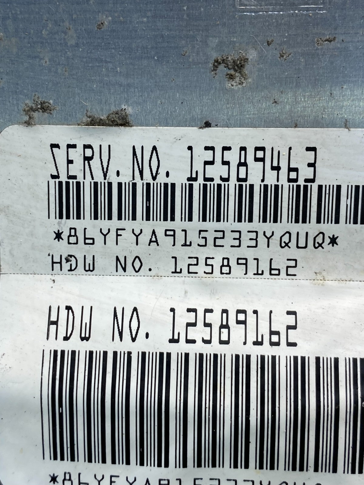 2003-2006 Chevrolet Tahoe Silverado Engine Control 12589463 ECM ECU AH1633 DW2