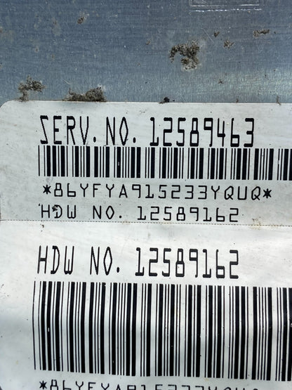2003-2006 Chevrolet Tahoe Silverado Engine Control 12589463 ECM ECU AH1633 DW2