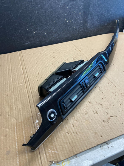 2011-2013 Bmw 5 F10 550i Center Dash AC Vents Start Stop Trim Bezel AF6362 DG4
