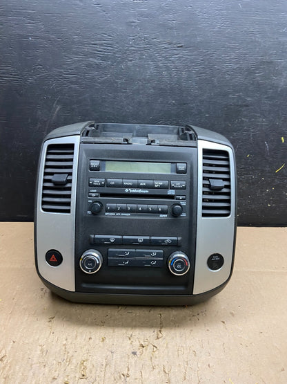 2009-2012 Nissan Frontier Xterra Radio Climate Control Bezel Center T6162 DG0