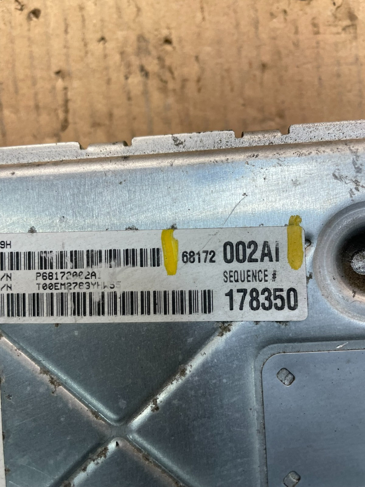 2014 Jeep Grand Cherokee 3.6L ECU Engine Control Module V1859 DG3