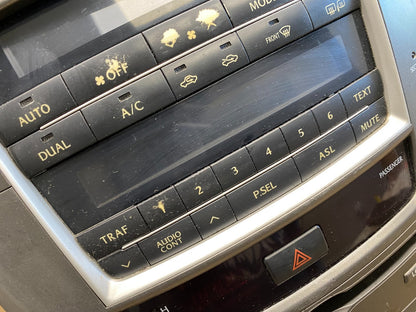 2009 to 2011 Lexus IS250 Screen Radio AM-FM CD Tuner Head Unit OEM AC4740 DG3