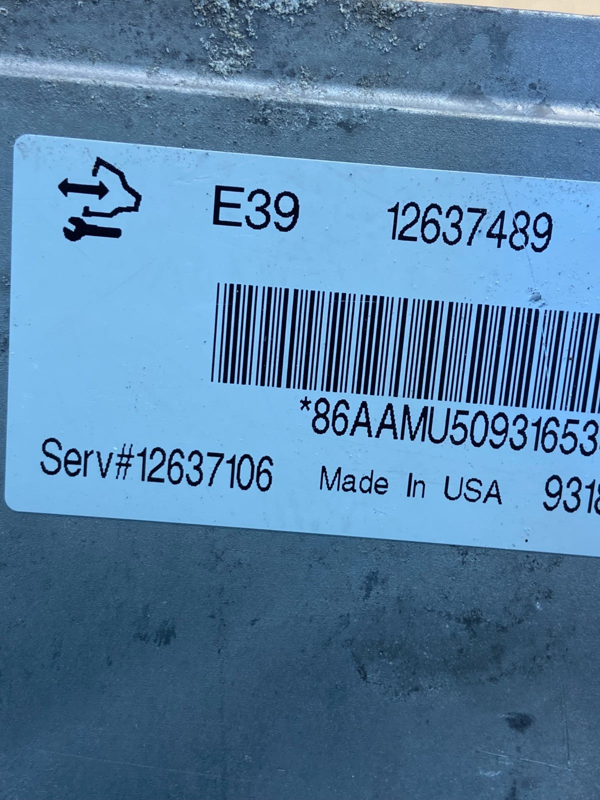 2012 2016 Chevrolet Cruze Engine Computer Ecu Pcm Ecm Pcu 12637489 AF9025 DG2