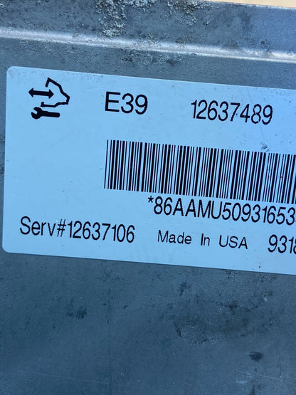 2012 2016 Chevrolet Cruze Engine Computer Ecu Pcm Ecm Pcu 12637489 AF9025 DG2
