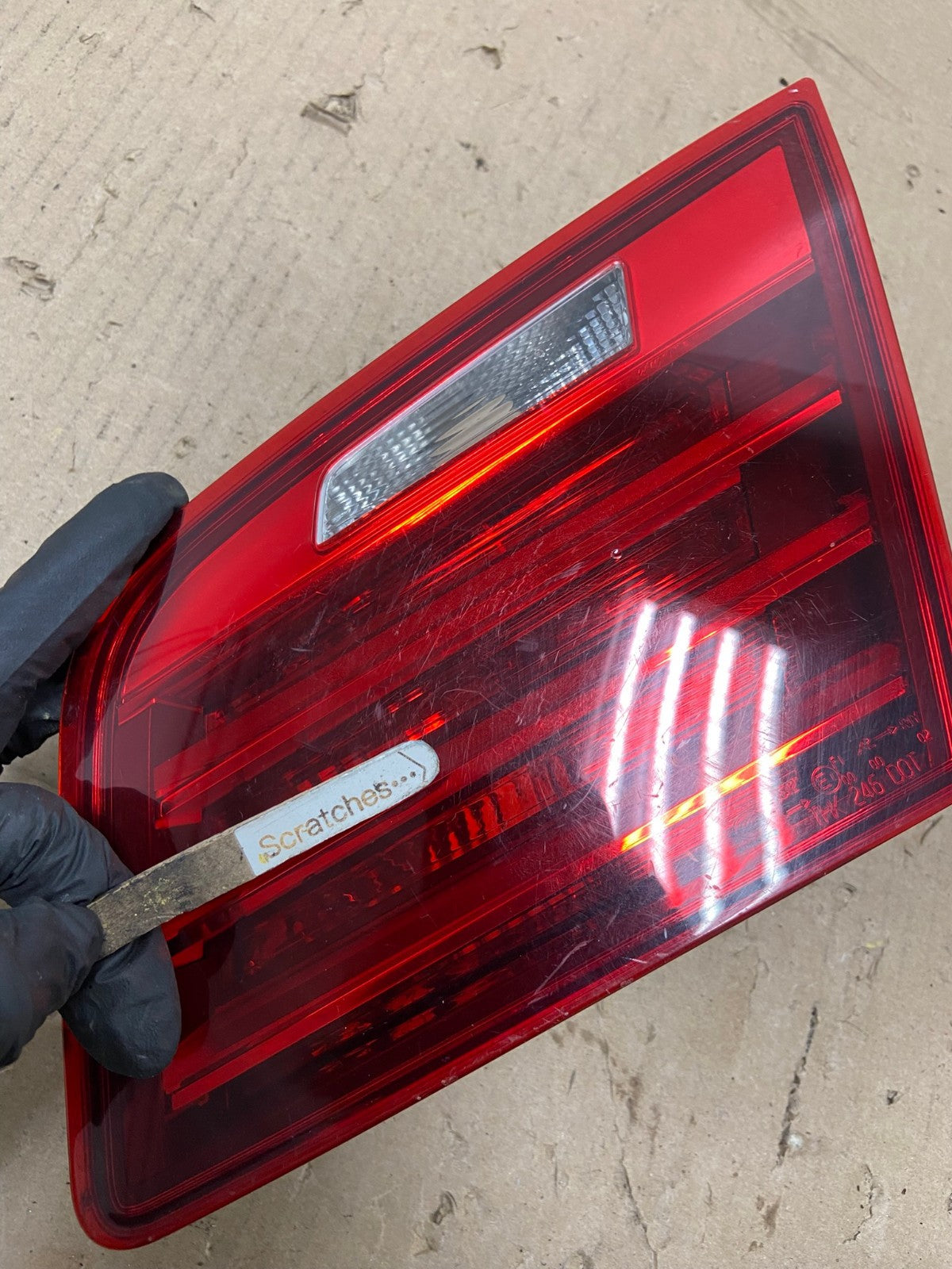 2011-2013 BMW 5 F10 Rear Right Passenger Rh Trunk Inner Tail Light AH6870 LK3
