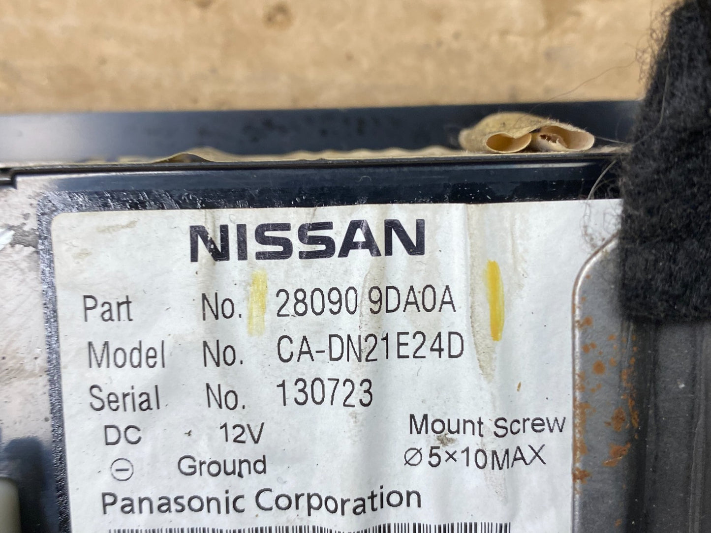 2012-2014 Nissan Maxima Dash Information Display Screen Display Z4367 DG5