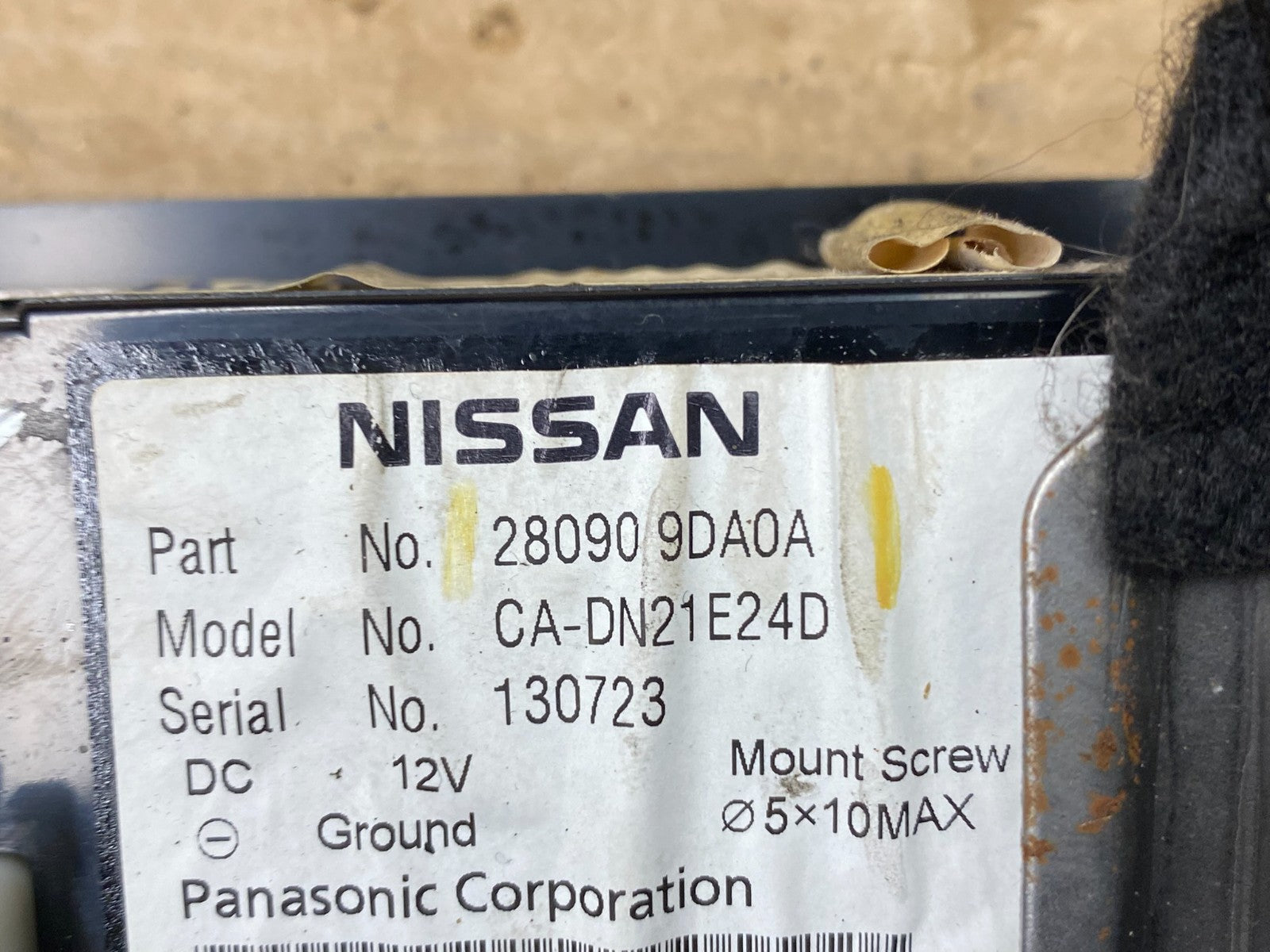 2012-2014 Nissan Maxima Dash Information Display Screen Display Z4367 DG5