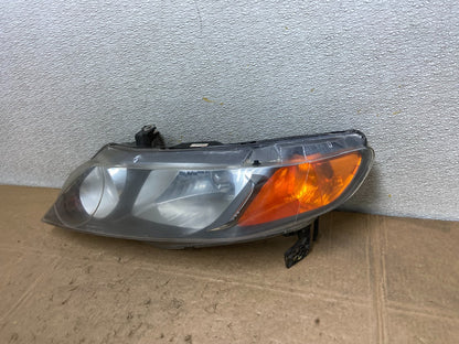 2006 2007 2008 Honda Civic Sedan Left Driver Headlight Halogen Y7196 DW1