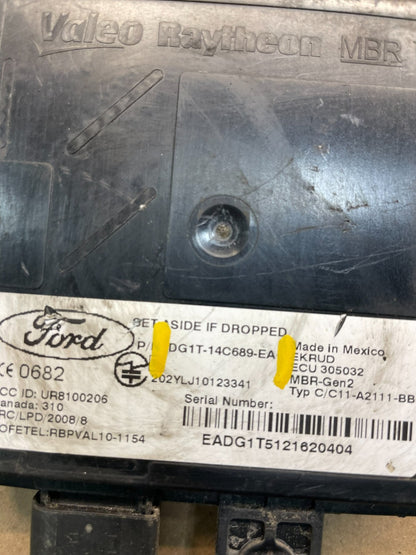 2013 to 2018 Ford Lincoln Rear Radar Blind Spot Module u2093 DG3