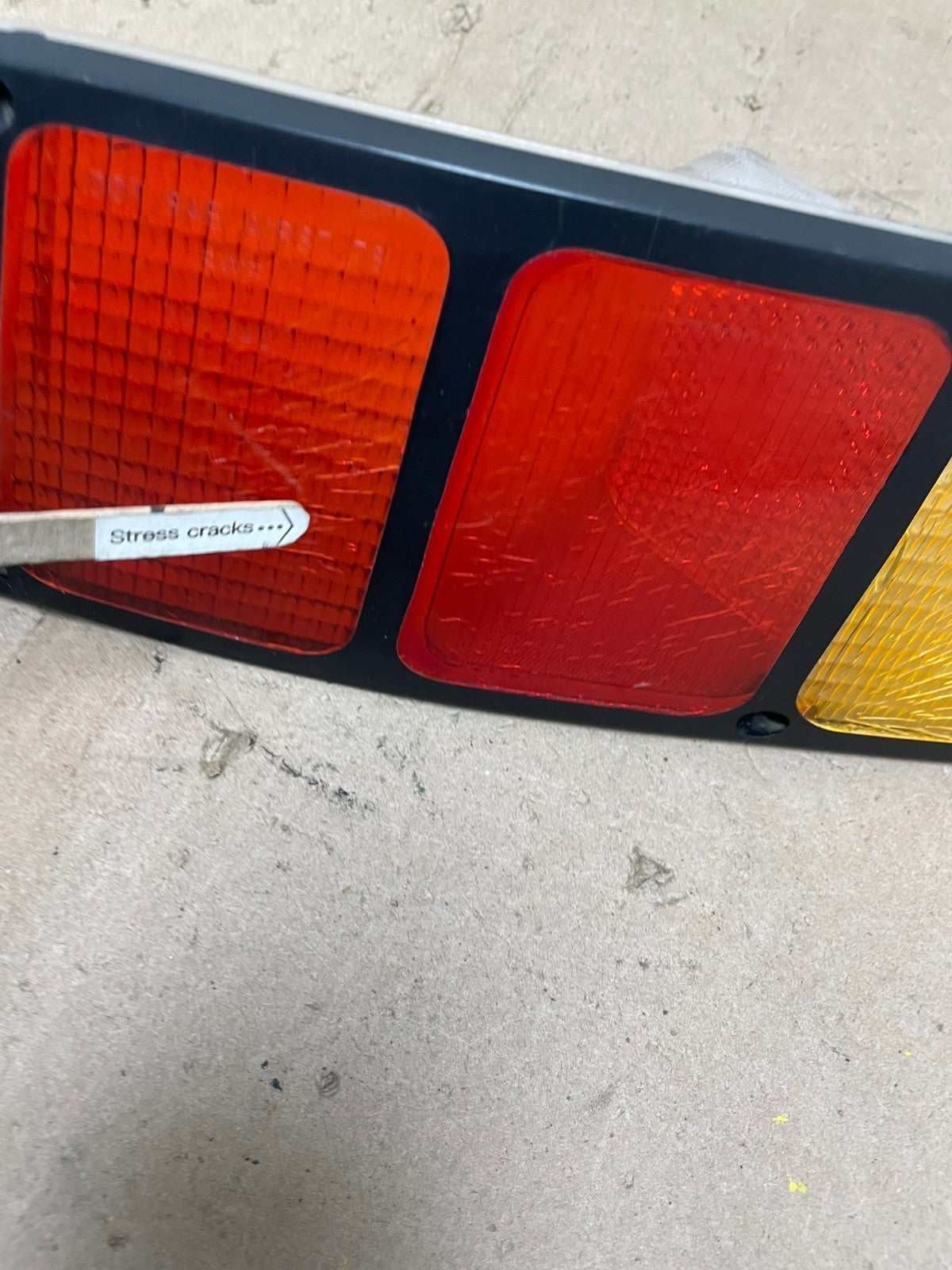 1978  to 1986 Porsche 928 Left Driver LH Tail Light Lens Oem Q4857 DG4