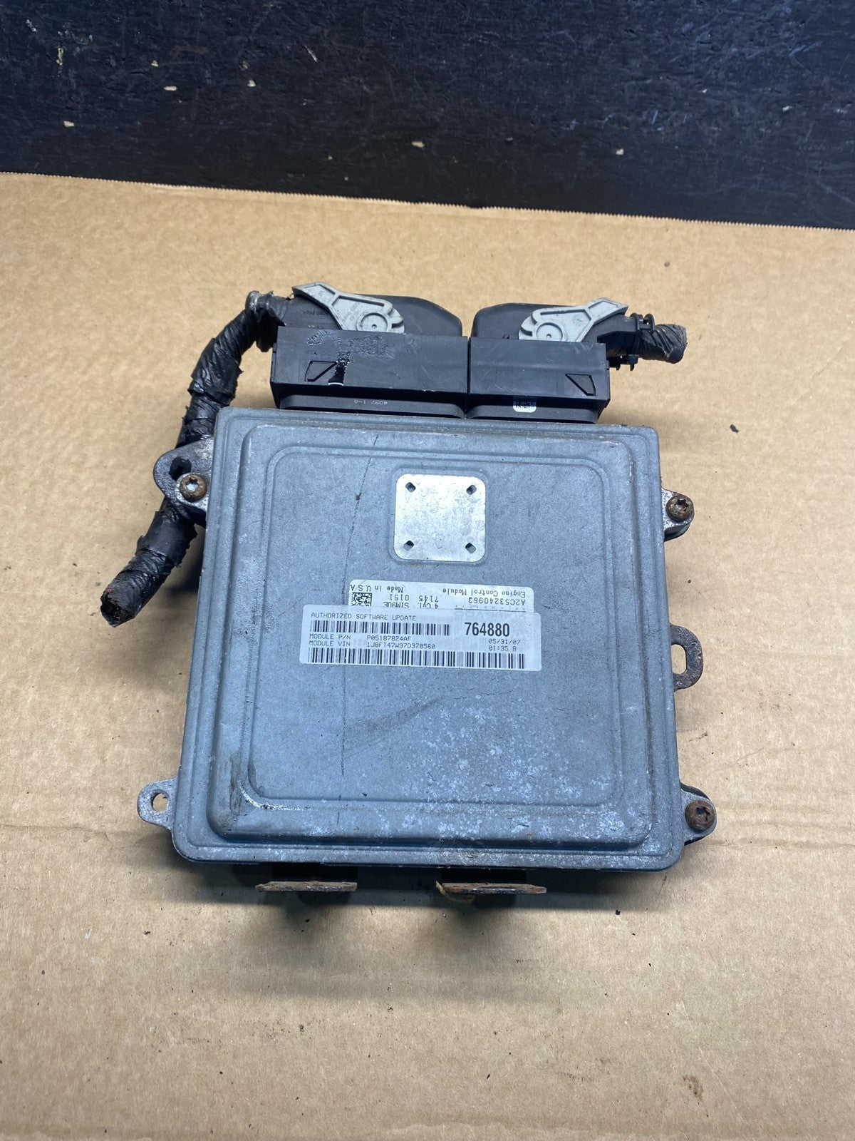 2007 Jeep Compass Patriot PCM ECM ECU Engine Computer Module AF7595 DG0