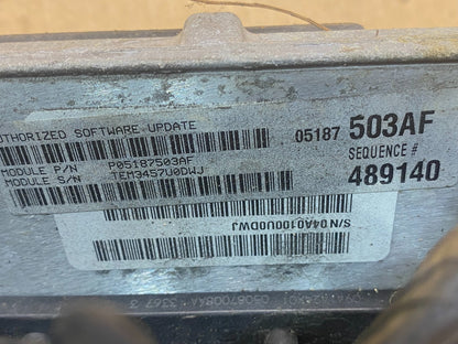 2008 Dodge Durango 4.7 Computer Engine Computer PCM ECU P05187503AF AG6155 DG2