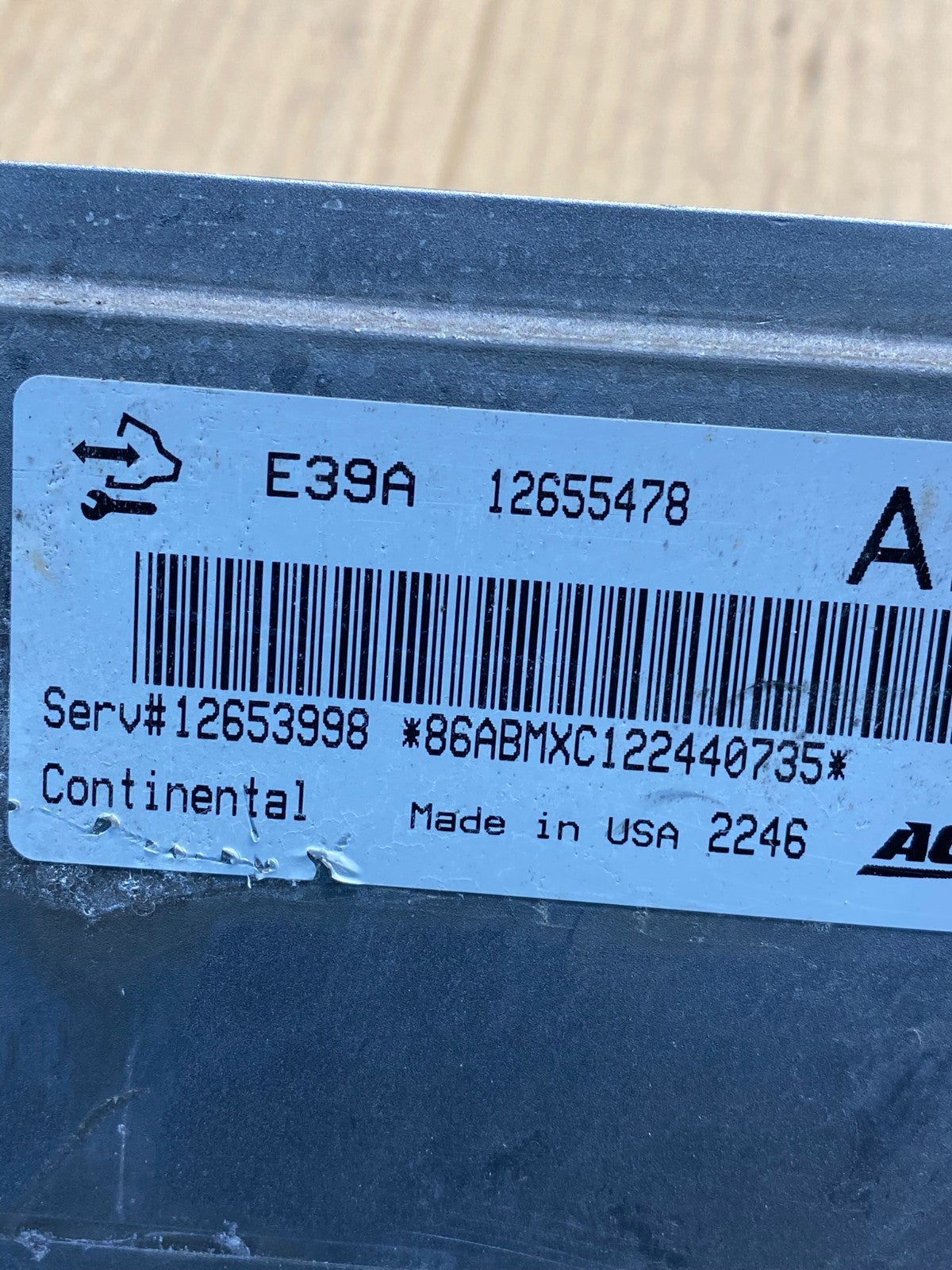 2013 2016 GMC Acadia Traverse Engine Control Module ECM ECU 12655478 AI0238 DG2