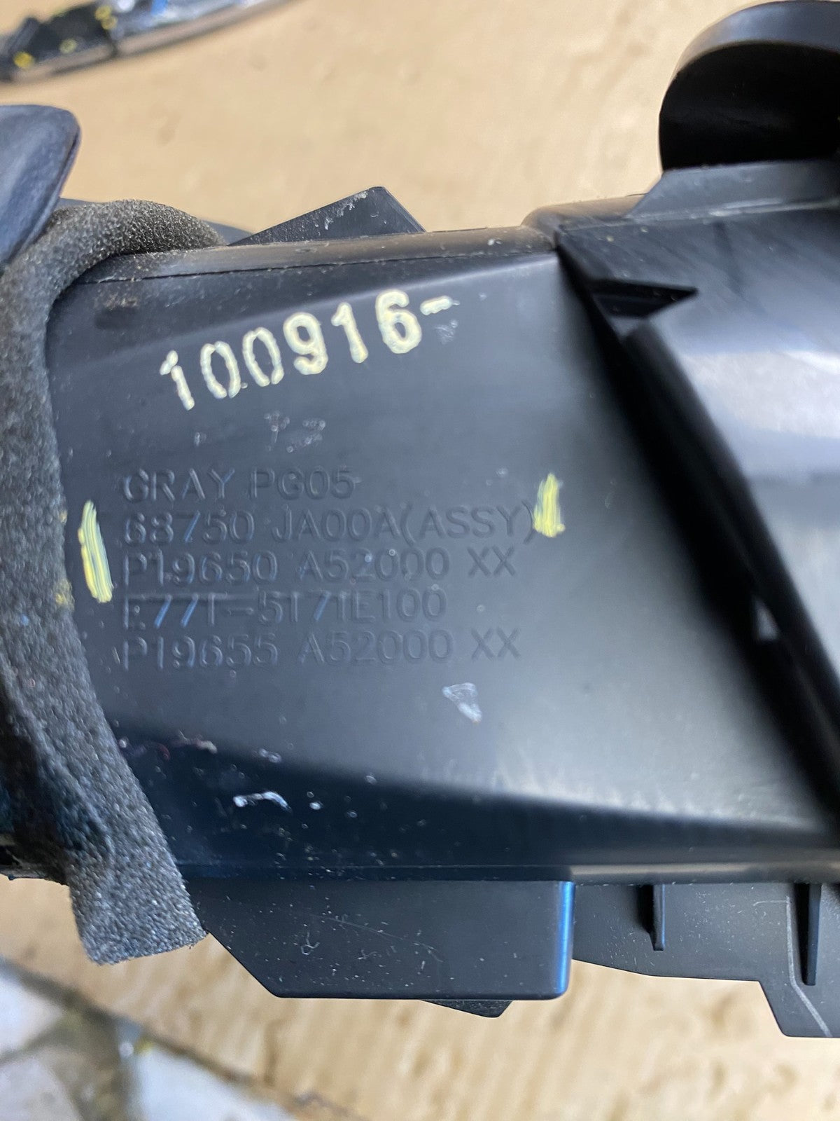 2007-2012 Nissan Altima Center Dash Vents Ac Air Vent Trim Panel Bezel AC6817 DG5